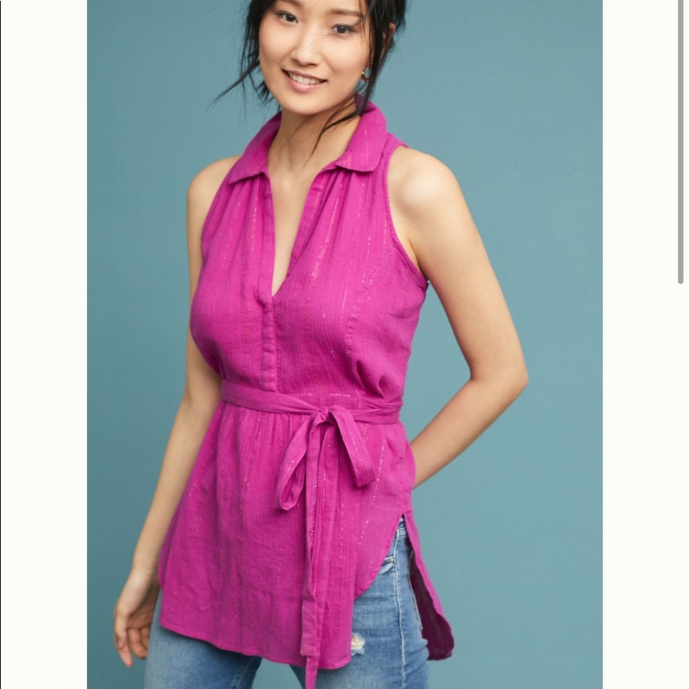 ANTHROPOLOGIE Maeve sleeveless tunic